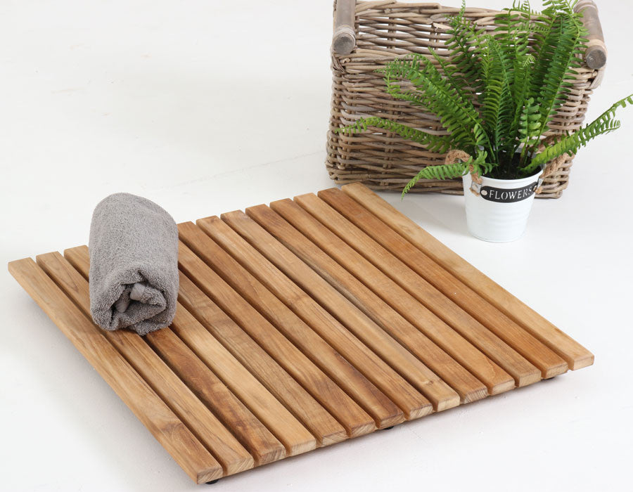 Shower Mat CORE TEAK – 50x50 cm