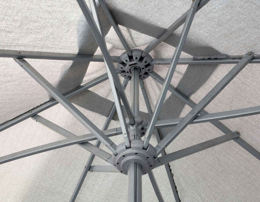 Cane-line Major Parasol ANTHRACITE GREY – 3x3 m - w/ Slide System