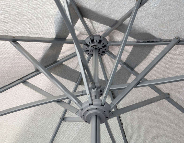Cane-line Major Parasol ANTHRACITE GREY – 3x3 m - w/ Slide System