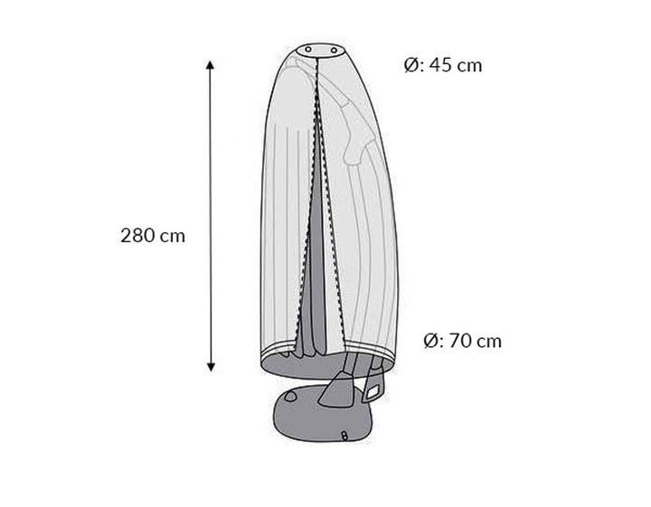 Hanging Parasol Cover – 280 cm