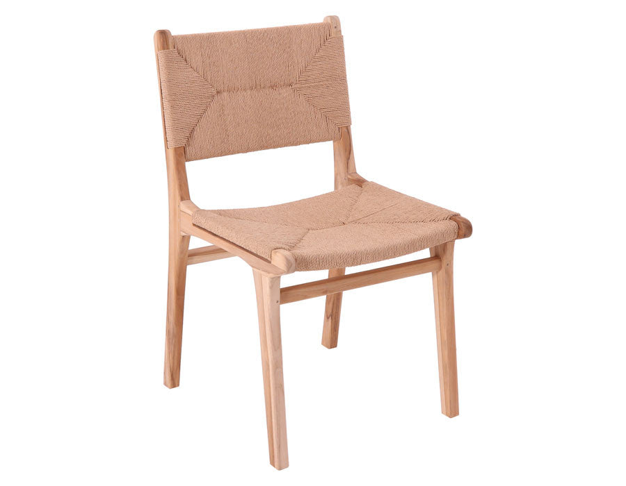 Jenny Dining Chair – TEAK/Flat - BLACK