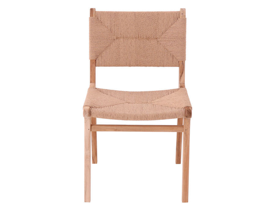Jenny Dining Chair – TEAK/Flat - BLACK