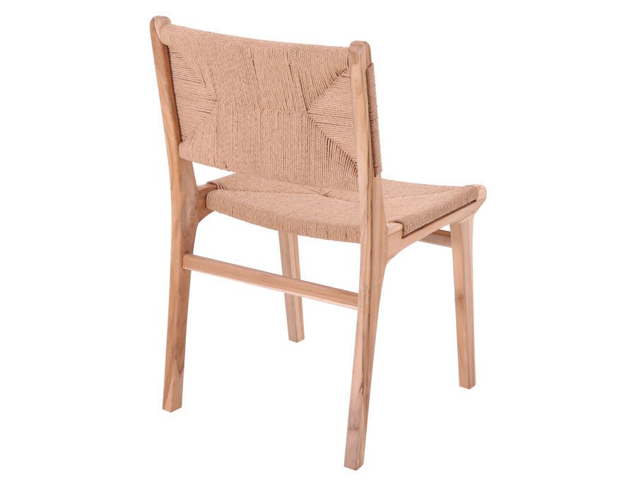 Jenny Dining Chair – TEAK/Flat - BLACK