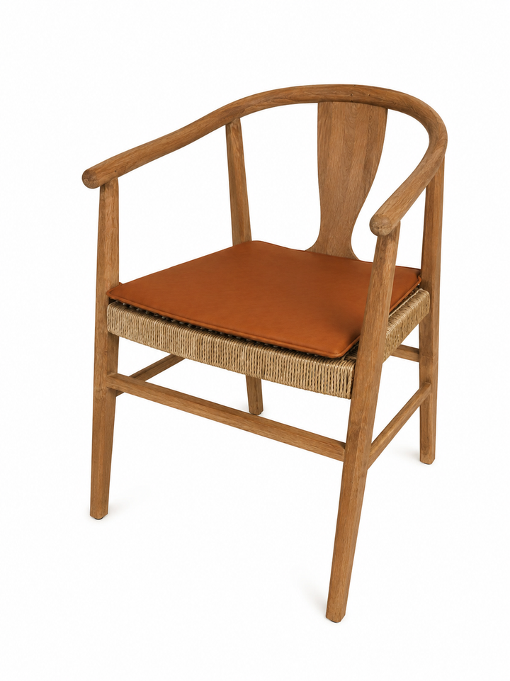 Oscar seat cushion leather for Venice chair