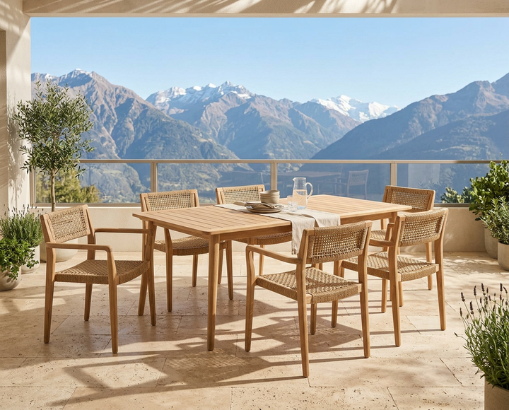 Manja chair core teak
