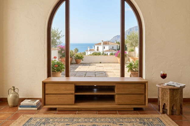 Oliver TV Cabinet 4 Drawers