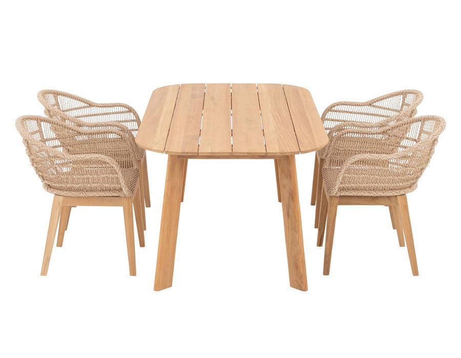 Balder table with 4 Mipando chairs
