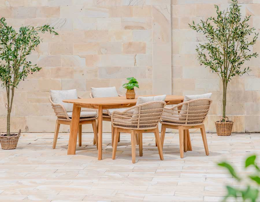 Balder table with 4 Mipando chairs