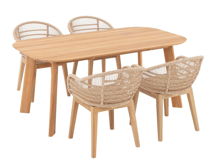 Balder table with 4 Mipando chairs