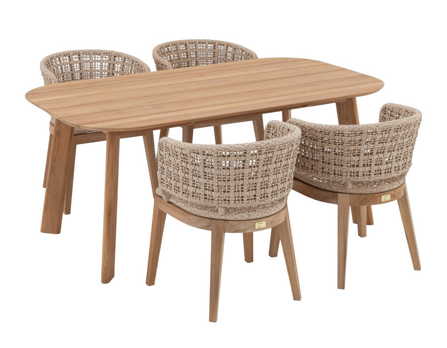 Balder table with 4 Rima chairs