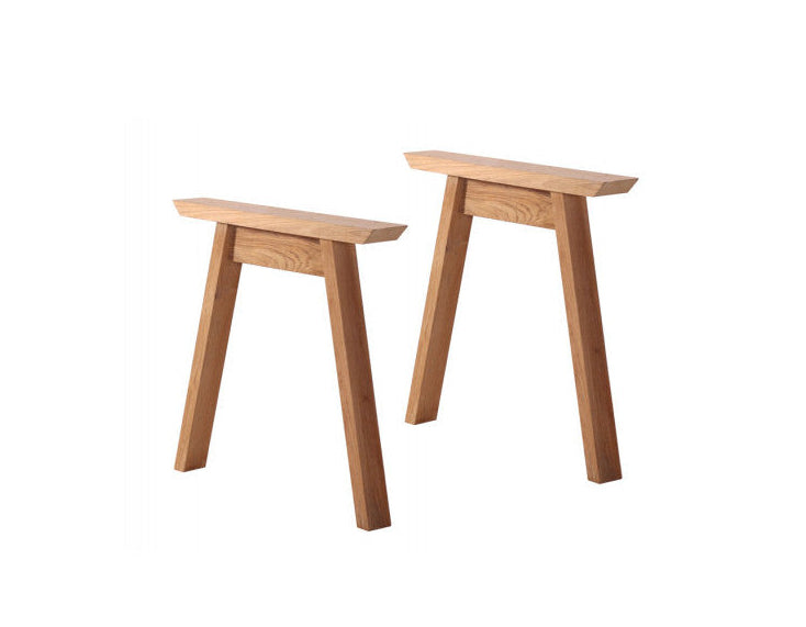 Teak Wooden A-Legs - LOW