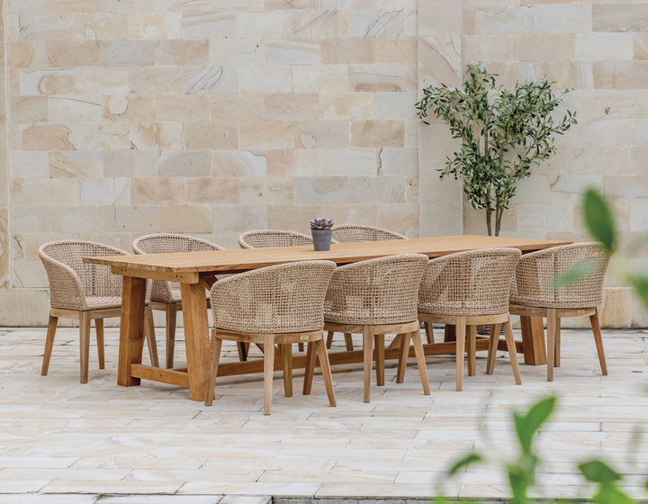 Hercules Lago Dining Set - 290x100 cm / 8 chairs