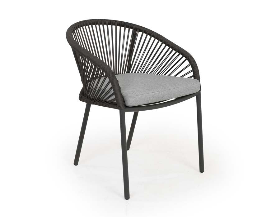 Nora Chair Dark Grey incl. seat cushion