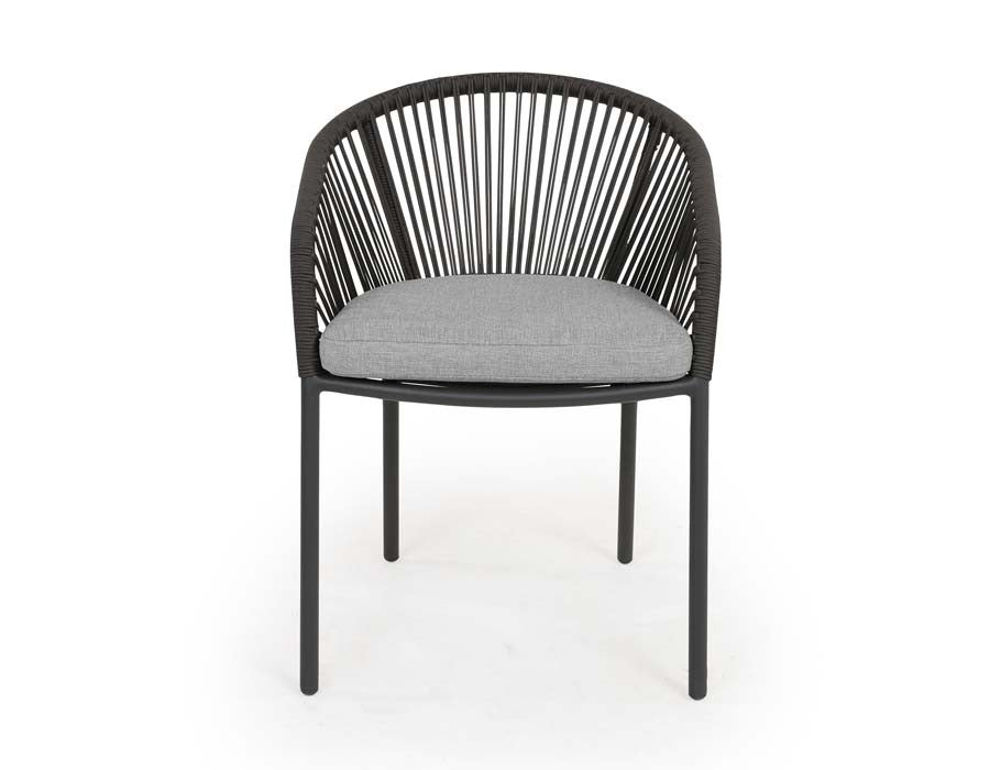 Nora Chair Dark Grey incl. seat cushion