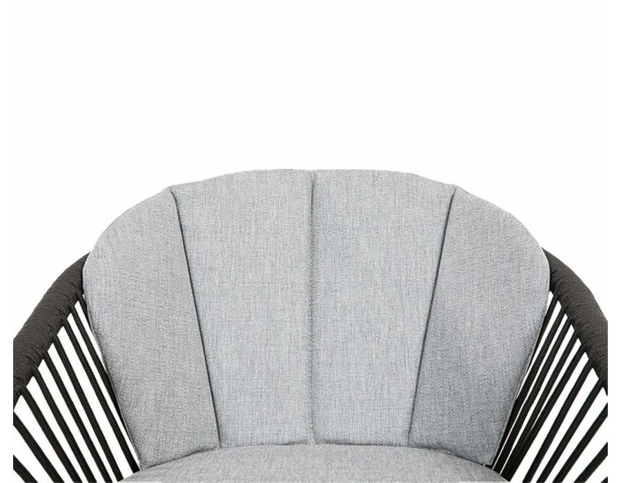 Nora Chair Dark Grey incl. seat cushion
