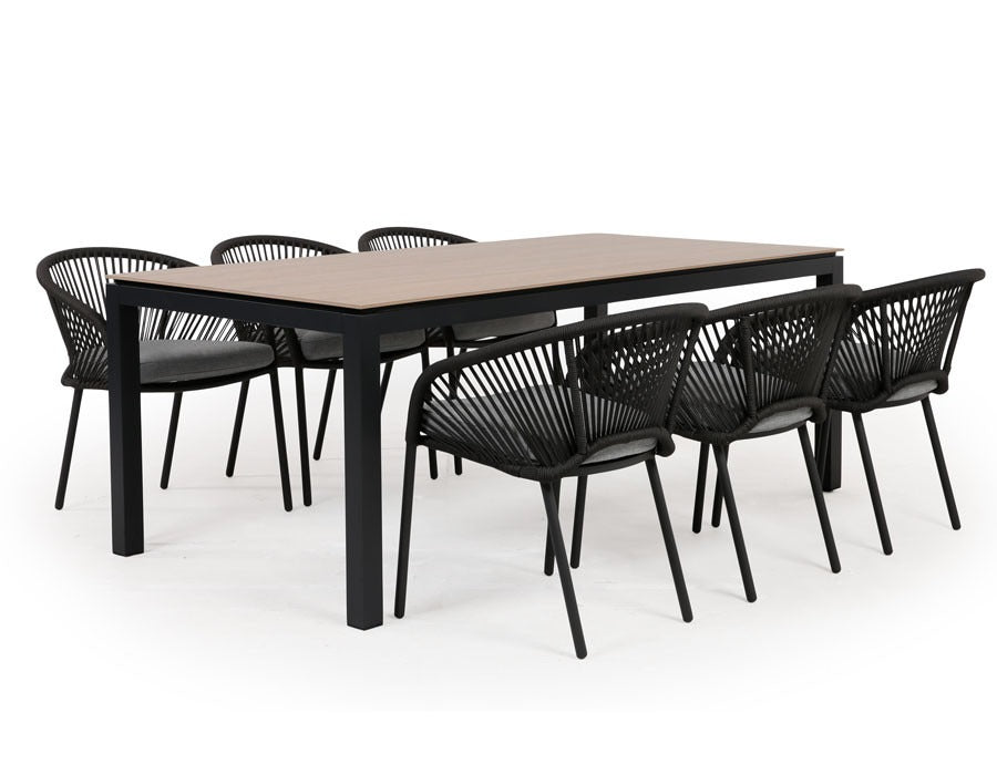 Nora Chair Dark Grey incl. seat cushion