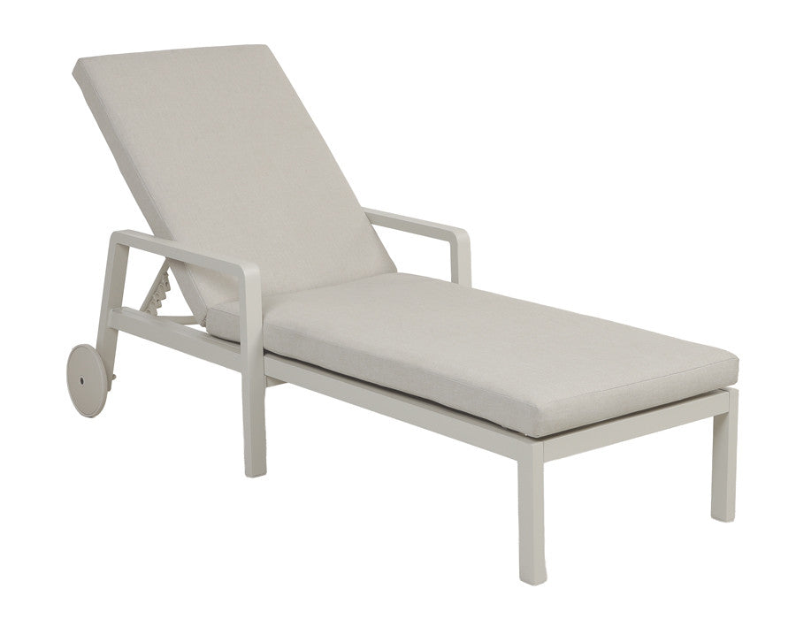 Katja Sunbed incl. Cushion Grey/white