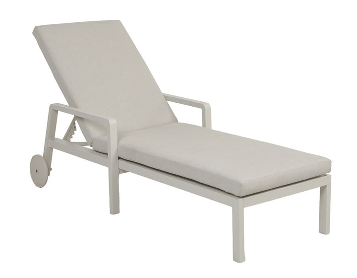 Katja Sunbed incl. Cushion Grey/white