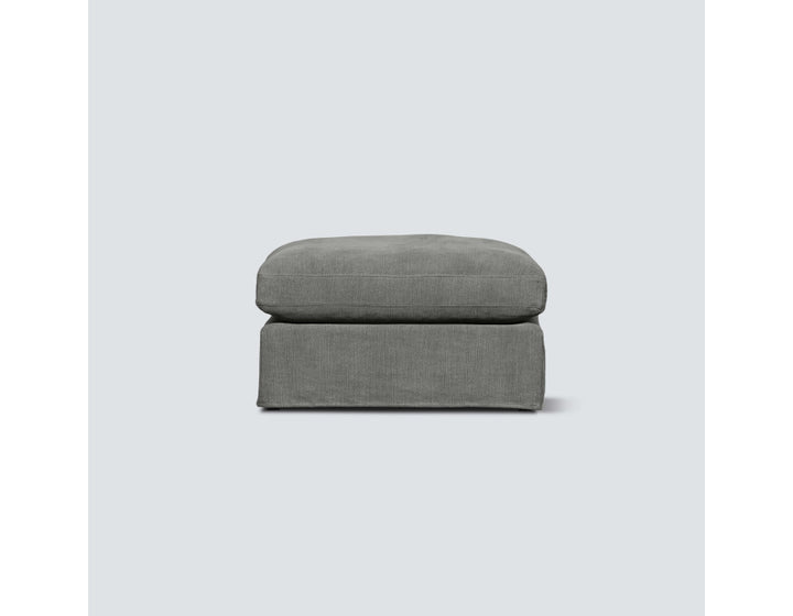 Milos Sofa Pouf - Grey Coloured