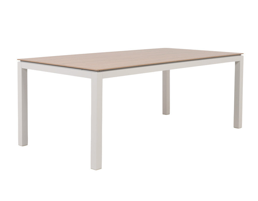 Selma Garden Table - Silicate - 100x200 cm - Grey White