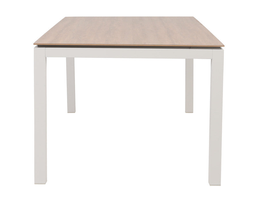 Selma Garden Table - Silicate - 100x200 cm - Grey White