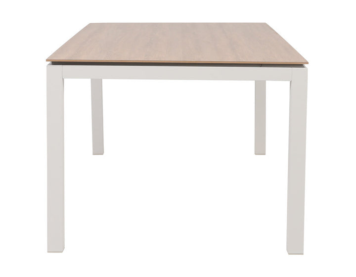 Selma Garden Table - Silicate - 100x200 cm - Grey White