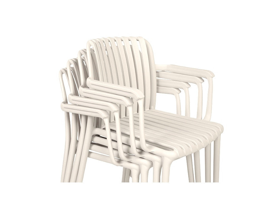 Sonja Stacking Chair GREY WHITE