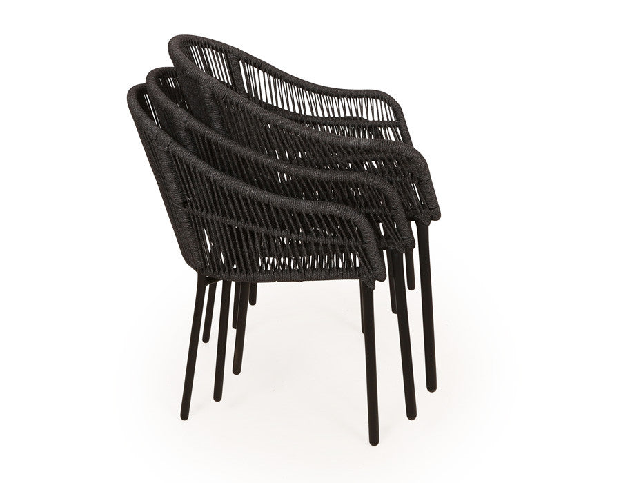 Svala Stacking Chair - Anthracite grey